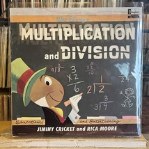 [CHILDREN/KIDS]~VG+ Lp~[Disney]~Multiplication And Division~Jiminy Cricket &amp; Ric - £7.00 GBP