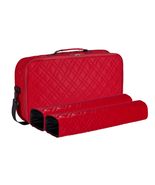 C&amp;H Solutions RedElegant Quilted PU Leather Mahjong Carrying Bag with ... - $730.47 MXN