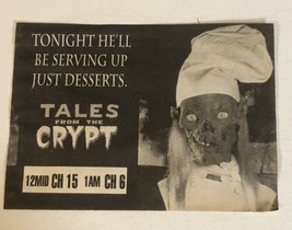 Tales From The Crypt Tv Guide Print Ad  TPA11 - £4.68 GBP
