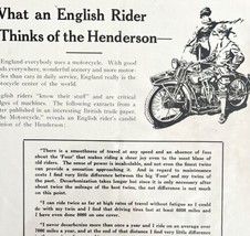 Henderson 6046 Motorcycle 1928 Advertisement Excelsior Motor MFG DWCC10 - $39.99