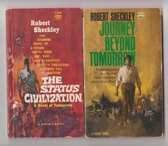 Robert Sheckley The Status Civilization &amp; Journey Beyond Tomorow 1960s 1sts - $12.00