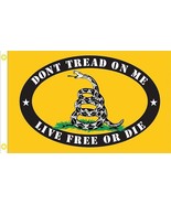 Gadsden Live Free Or Die Flag - 3x5 Ft - £15.84 GBP