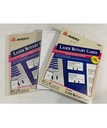 NEW AVERY 5385 LASER PRINTER SMALL ROTARY CARDS - 400 Ct- Rolodex PLUS o... - $18.13 CAD