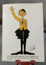 WWII German Postcard Anti War Humorous Smits Vtg Original Soon The Day May Come - £18.30 GBP