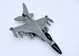 Micro Machines Military Dark Silver F-16 Viper Jet Fighter Miniature Toy MMB3 - £18.98 GBP