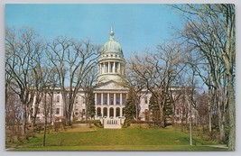 State House Augusta Maine Charles Bulfinch Massachusetts State House Postcard - £11.15 GBP