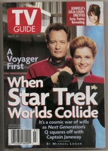 TV Guide  February 17-23, 1996 - STNG &quot;Q&quot; Meets Voyager&#39;s &quot;Captain Janew... - $5.00