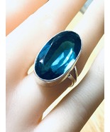 Sterling Silver London Blue Topaz Ring Size 5.5 - $102.65 CAD
