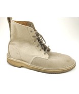 Clarks Men&#39;s Size 9 M US Charles F. Stead Loden Beige Suede Canvas Crepe... - £58.96 GBP