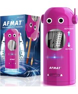 AFMAT Electric Pencil Sharpener, Robot Pencil Sharpener for Colored Penc... - $55.99