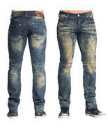 Affliction Gage Ascended Alabama 110SK020 Mens Distressed Skinny Jeans D... - £92.60 GBP