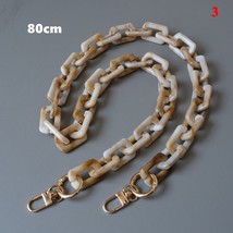 40/60/80/120cm Bag Strap bag Decor Shoulder Chain Resin Chain Beige Acrylic Resi - £21.34 GBP