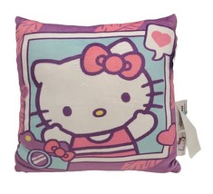 Hello Kitty Sanrio Plush Travel Cloud Pillow 13”x12” NEW Super Soft - £14.23 GBP