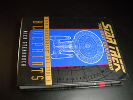 Star Trek Next Generation USS Enterprise NCC 1701 D Blueprints 13 in Boo... - $16.99