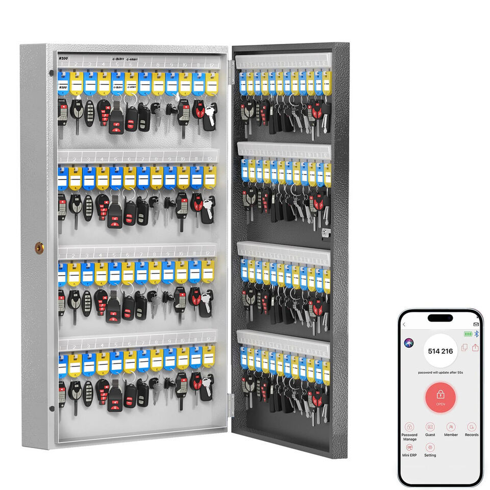 96 Key Lock Box(Plus) Wall Mount, Smart Key Cabinet - $569.97