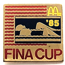 1985 McDonald’s FINA Cup Aquatic Swimming Competition Sponsor Pin Memora... - $14.99