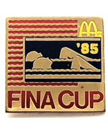 1985 McDonald’s FINA Cup Aquatic Swimming Competition Sponsor Pin Memora... - $14.99