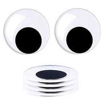 5 Inch (13Cm) 4Pc Giant Black Googly Wiggle Eyes With Self-Adhesive For Handmade - £15.72 GBP