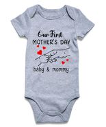 Funnycokid Our First Mother’s Day Baby Outfit 3-6M Girl Boy Bodysuit Gift - €8,95 EUR