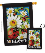 Ladybug Heaven - Impressions Decorative Flags Set S104068-BO - £46.33 GBP