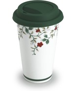 Pfaltzgraff Winterberry Porcelain Travel Mug (5-3/4-Inch) - £15.70 GBP