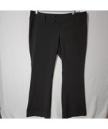 Halo Womens Dress Pants Size 18 Two Button Front Closure Wide Leg Cuffed... - £12.48 GBP