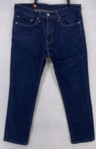Levi’s 511 Jeans Men&#39;s Size 34x29 Blue Pants Slim Leg Denim Flex Dark Wash - £13.93 GBP