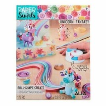 New Alex D.I.Y. Paper Swirls Unicorn Fantasy Roll Shape Create w/ Quilling Tool - £7.89 GBP
