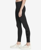 Dkny Sport Flocked-Logo High-Waist Leggings, Various Sizes - £31.17 GBP