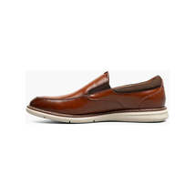 Nunn Bush Chase Moc Toe Slip On Walking Shoes Cognac Multi 85092-229 image 6