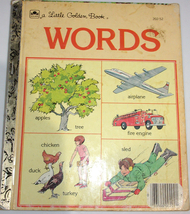 Little Golden Book Words 1974 - £3.19 GBP
