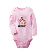 Cute Like Mom Cool Like Dad Funny Romper Baby Bodysuit Newborn Giraffe J... - £8.73 GBP