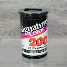 Signature Color 35mm Film Speed 200 W/ 20 Exposures SEALED New Old Stock Camera - £5.45 GBP