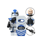 Star Wars 501 Clone Trooper Minifigure with Heavy Shield and Blaster - $4.93 CAD