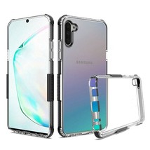 For Samsung Note 10 Edge Sturdy Shockproof Bumper Transparent PC TPU Case CLEAR/ - £4.60 GBP