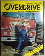 OVERDRIVE vintage Trucking Magazine January 1978 - £27.68 GBP