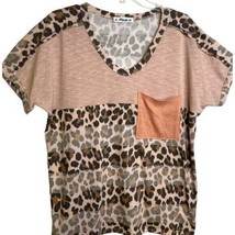 Macaron Animal Print Top MEDIUM (3666) - £15.54 GBP