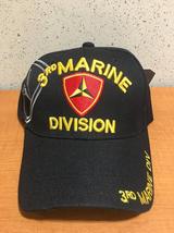 3rd Marine Division &amp; logo on a new black ball cap - £15.81 GBP