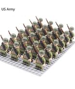 WW2 Military War Soldier Figures Bricks Kids Toys Gifts US Army 3 - £12.61 GBP