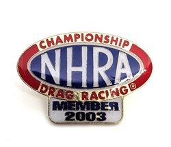 NHRA Championship Drag Racing Member 2003 Hat Pin - $8.90