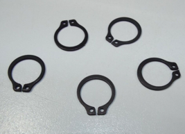 x5 1/5&quot; .500 inch External Retaining Snap Ring Black Steel Clip SH-505ST PA - £5.58 GBP