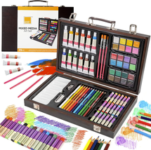COLOUR BLOCK 73 Piece Art Set - Premium Art Supplies Kit for Adults &amp; Kids, Pain - £25.16 GBP