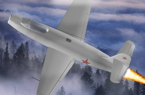 INSTANT Download. Paper Craft - Soviet Yakovlev Yak-19-1