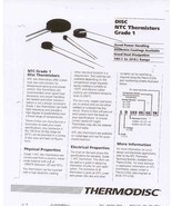 10 pack 1D101753 thermistor thermodisc - $23.09 CAD