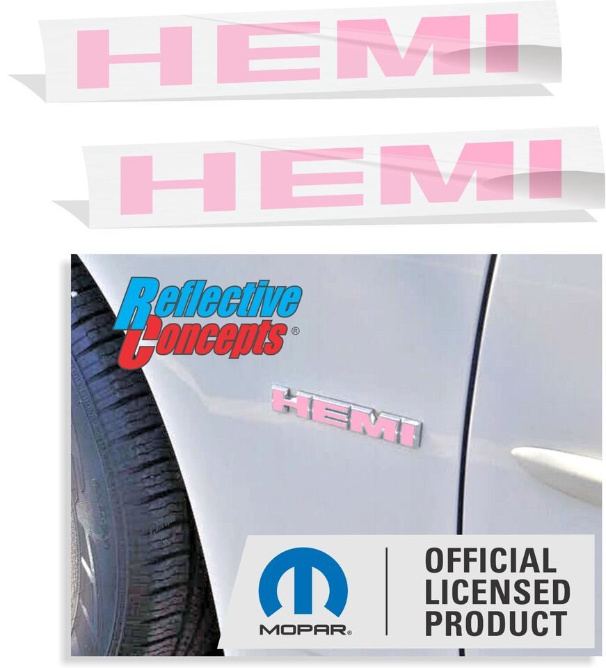 HEMI Badge Overlay Decals  for 2006-2010 Dodge Charger