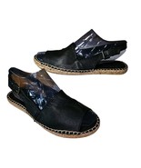 Womens Solesenseability Slip-On Espadrille Vegan Sandals Black Size 9.5m - $20.84 CAD