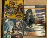 6 Nancy Drew Mystery Adventures Software Lot in 3 packages Trail of Twis... - £18.44 GBP