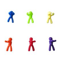 Golandstar Random 6 Colors Silicone Person Model Glass Marker Drink Wine... - £8.23 GBP