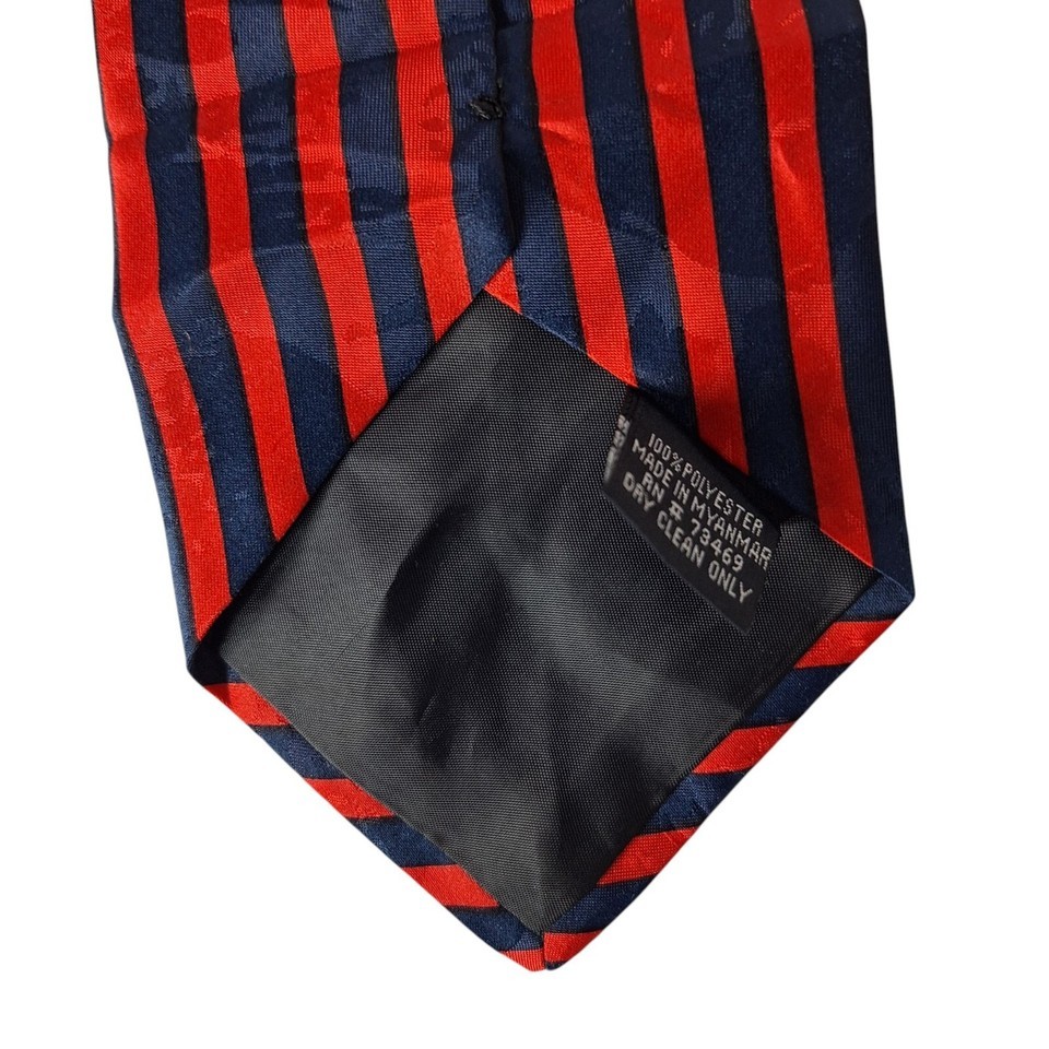 Vintage 1995 Looney Tunes Mania Striped Bugs Daffy Taz Novelty Polyester Necktie Item image 7