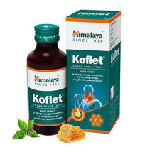 Koflet cough syrup  100ml  relieve symptoms of cough and throat irritation. - $324.73 MXN